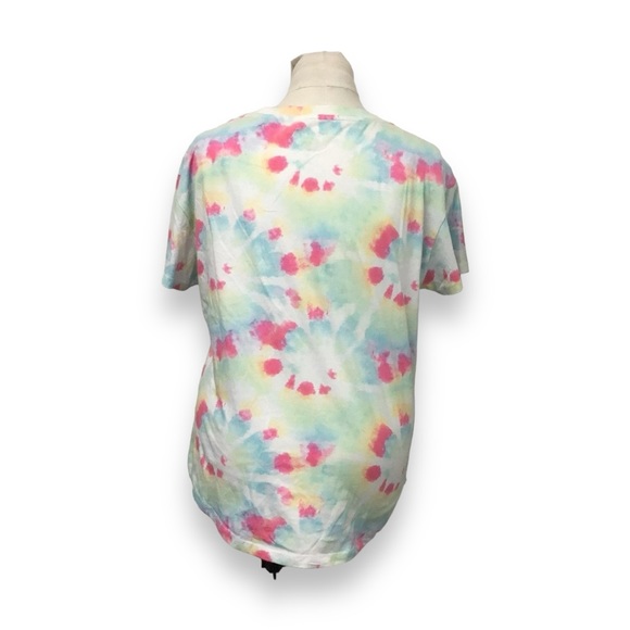 Rae Dunn Women’s Short Sleeve Crewneck “LOVE.” Tee Shirt, Tie Dye, size XL - Picture 3 of 12